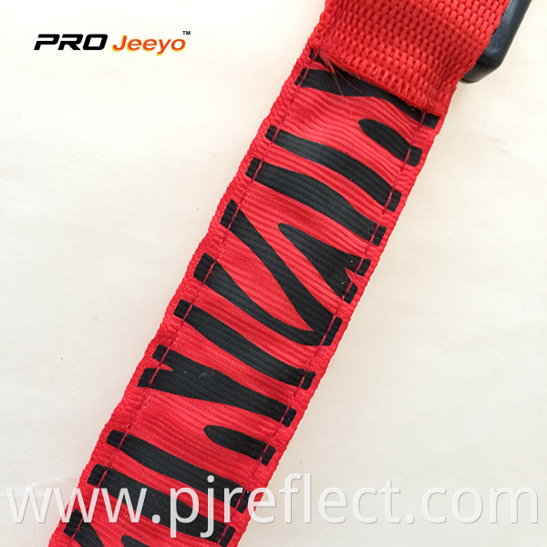 Reflective Zebra Print Webbing Armband Wb Mbw002